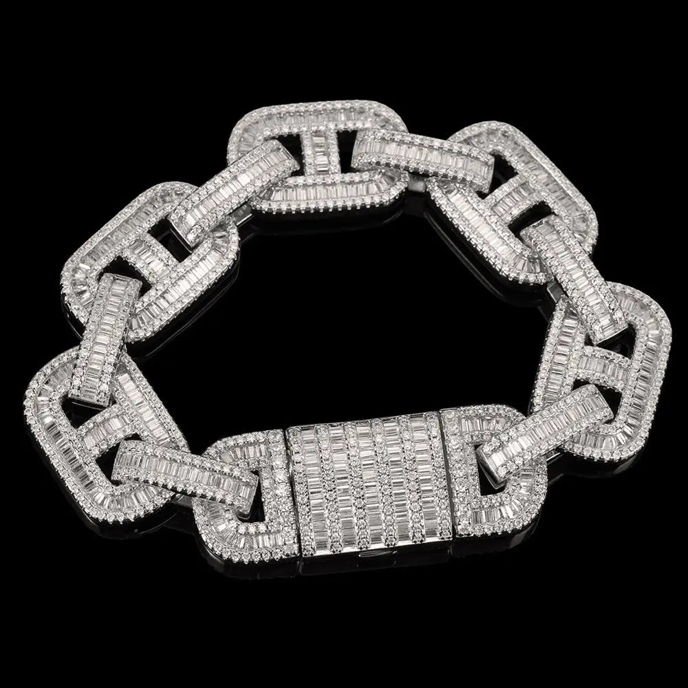 Cuban bracelet with full diamond pig nose JNi3 shop