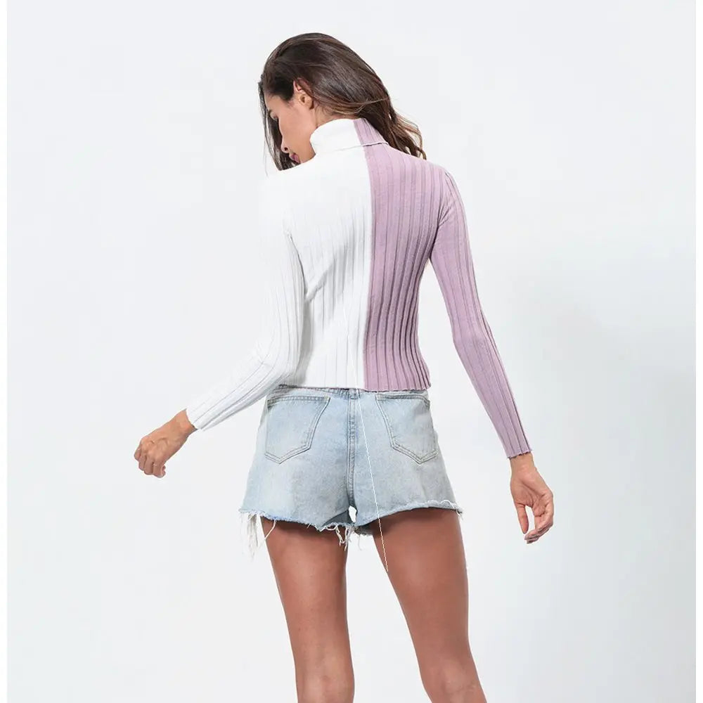 Knitted Long-Sleeved T-Shirt All-Match Bottoming Shirt JNi3 shop