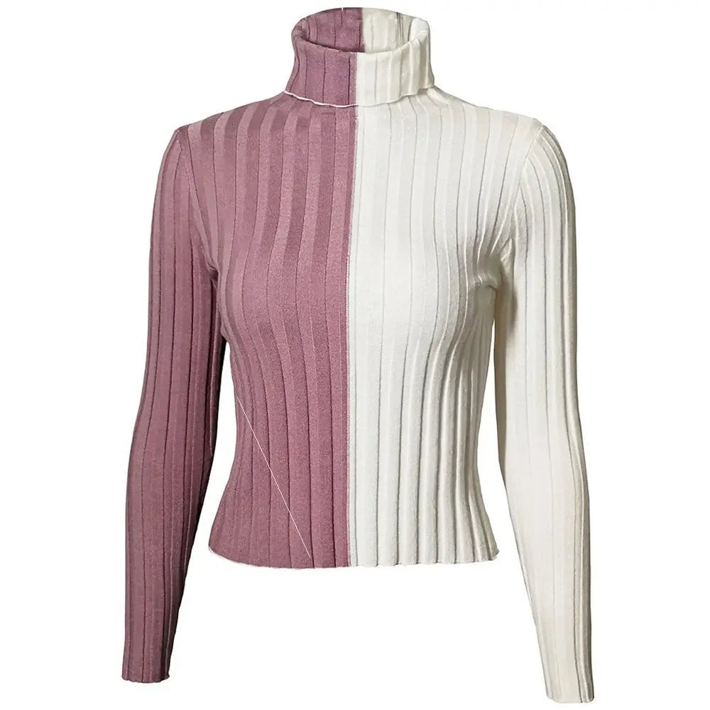 Knitted Long-Sleeved T-Shirt All-Match Bottoming Shirt JNi3 shop