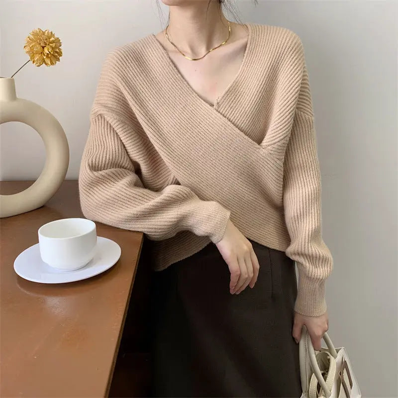 Batwing Sleeve Loose Sweater Sweater For Women JNi3 shop