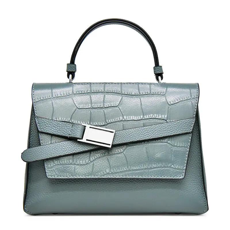 Elegant Lightweight Leather Alligator Print Handbag Cjdropshipping