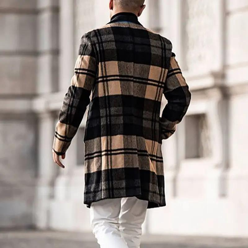 Double-sided woolen coat mid-length coat null