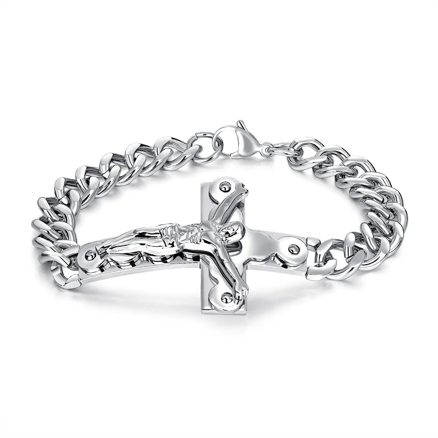 Jewelry Classic Cross Titanium Steel Bracelet Cjdropshipping