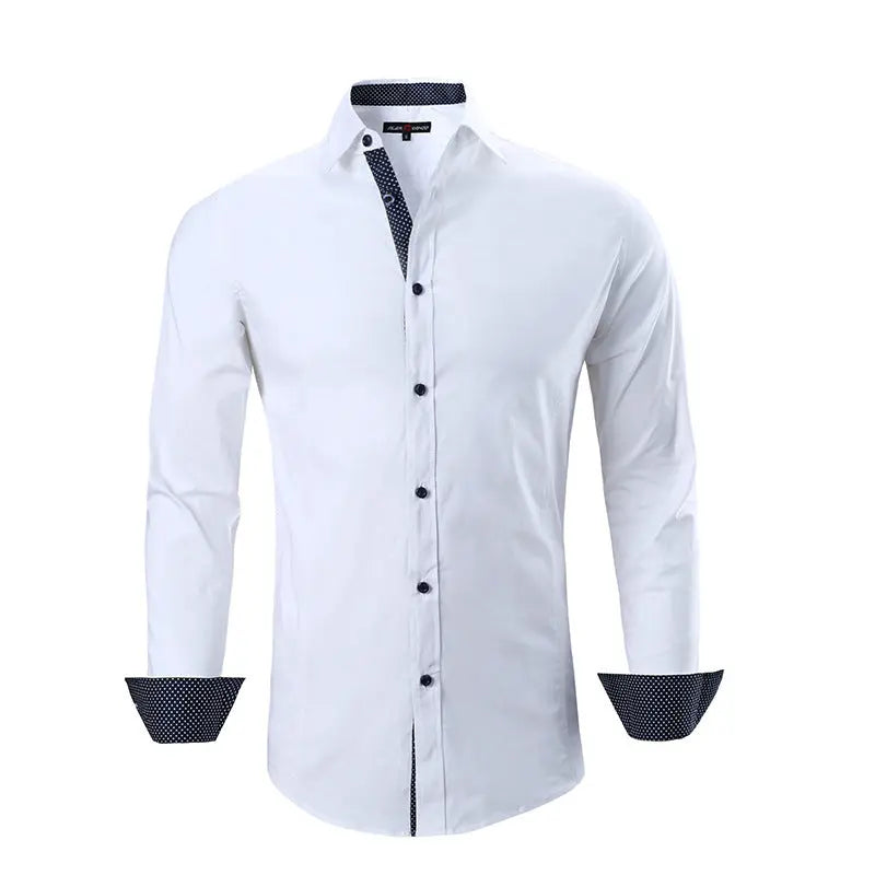 Men's Cotton Stretch Shirt Spring And Autumn Styles Cjdropshipping