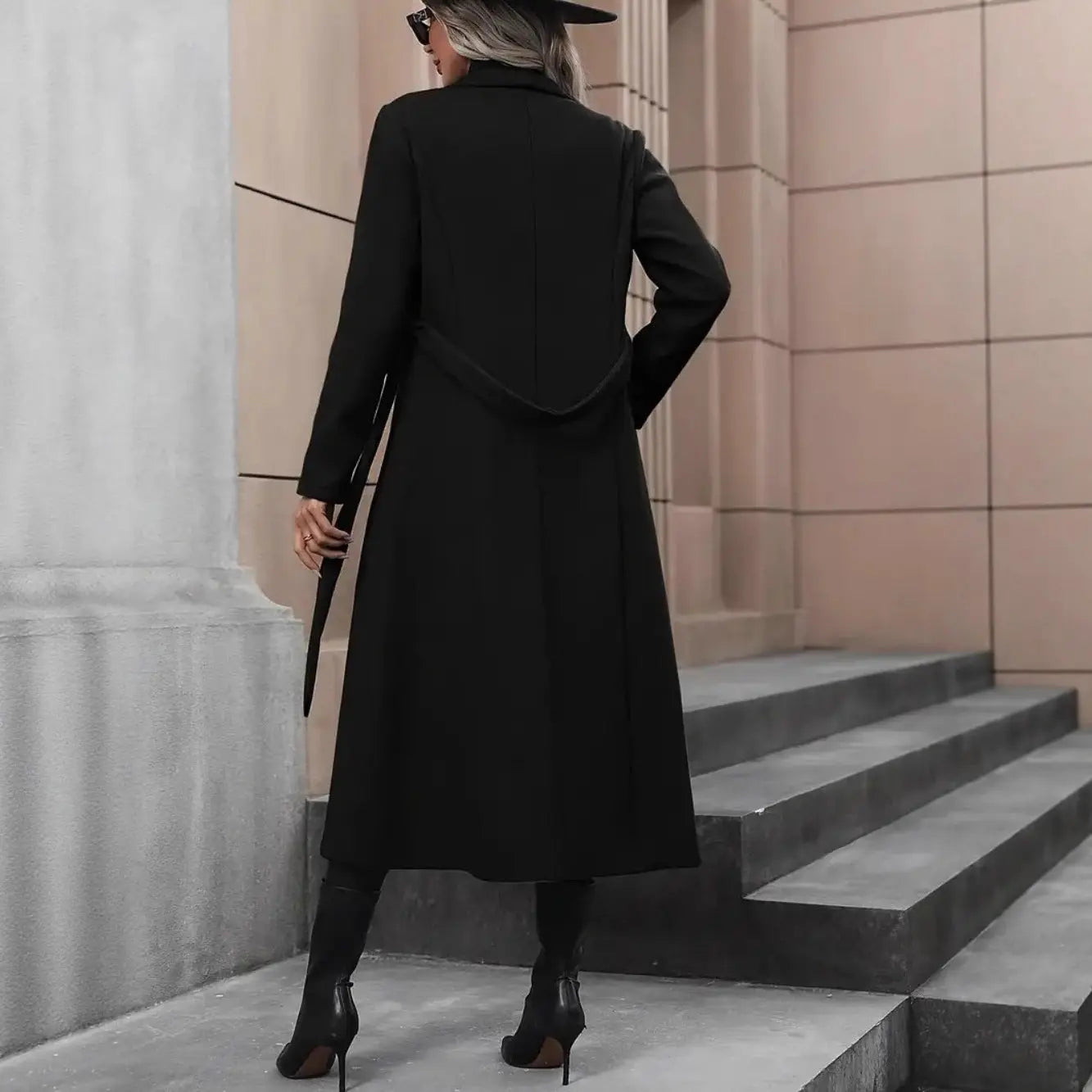 Women's Minimalist Basic Belt King-size Coat Cjdropshipping