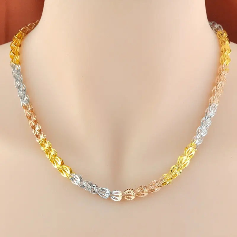 Silver Phoenix Tail Chain Necklace Female Color Gold Necklace Cjdropshipping