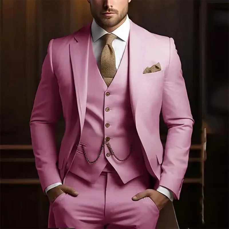 Men's High-grade Gentleman Temperament Slim Suit Cjdropshipping