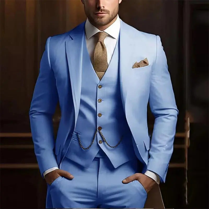 Men's High-grade Gentleman Temperament Slim Suit Cjdropshipping