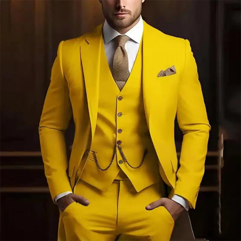 Men's High-grade Gentleman Temperament Slim Suit Cjdropshipping