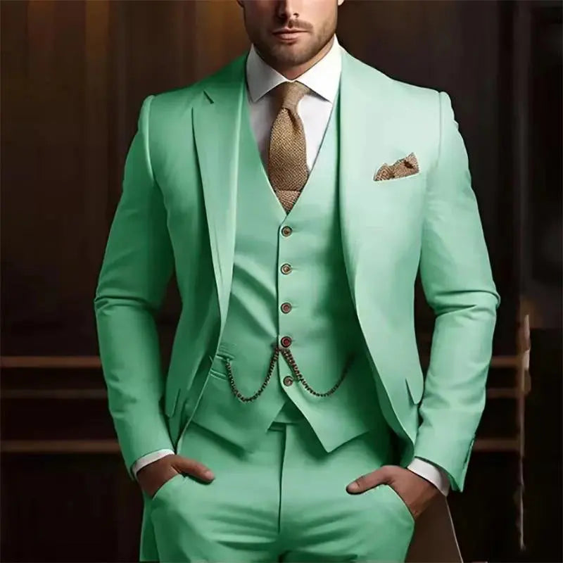 Men's High-grade Gentleman Temperament Slim Suit Cjdropshipping