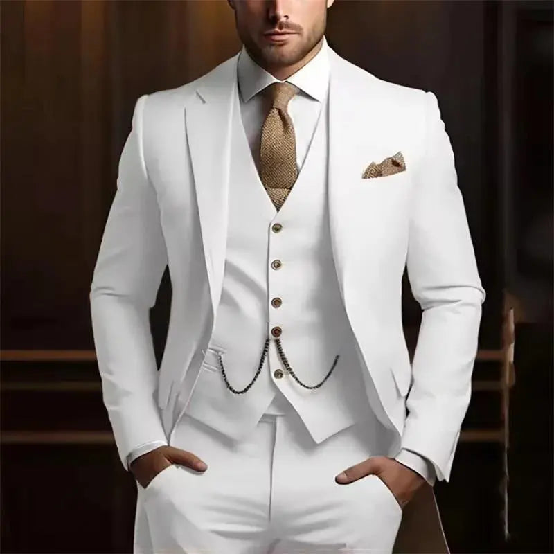 Men's High-grade Gentleman Temperament Slim Suit Cjdropshipping