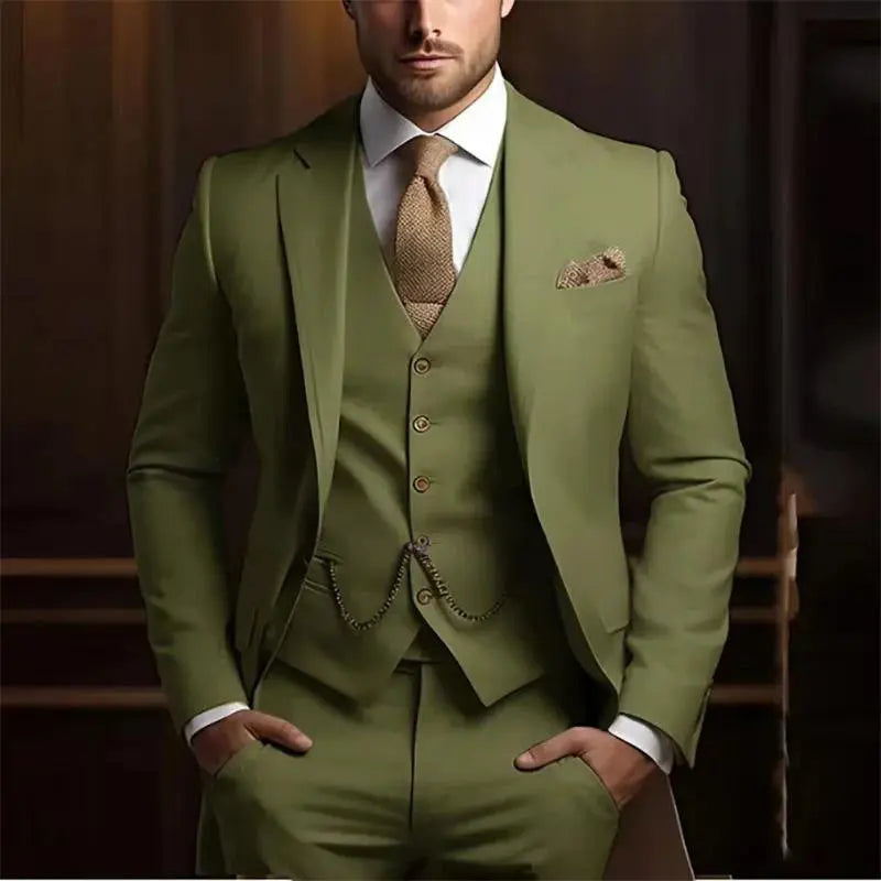 Men's High-grade Gentleman Temperament Slim Suit Cjdropshipping