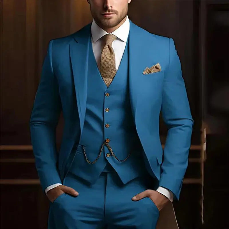 Men's High-grade Gentleman Temperament Slim Suit Cjdropshipping