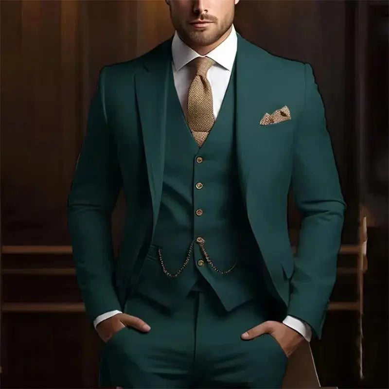 Men's High-grade Gentleman Temperament Slim Suit Cjdropshipping