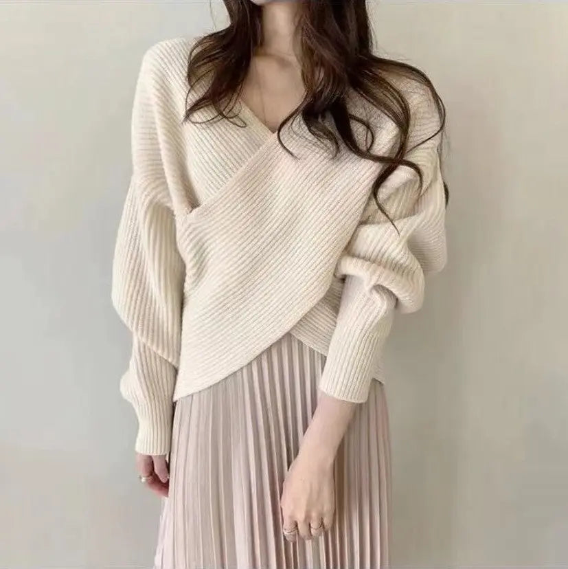 Batwing Sleeve Loose Sweater Sweater For Women JNi3 shop