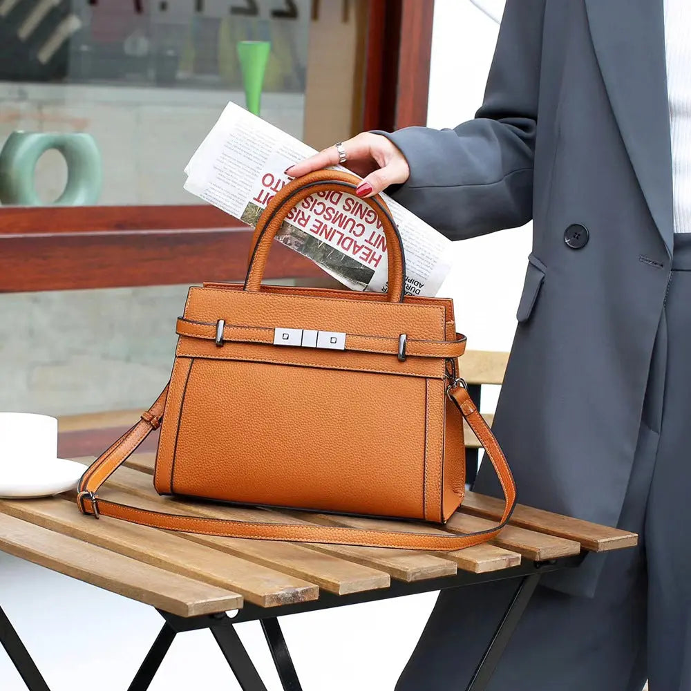 High-Grade Small Square Genuine Leather All-match Shoulder Bag Dropshipman