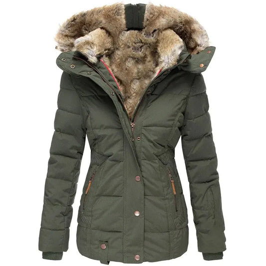 Winter Puffer Jacket with Faux Fur JNi3 shop