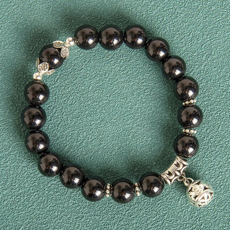 10MM Hollow Ball Korean Style Crystal Opal Beaded Bracelet Cjdropshipping