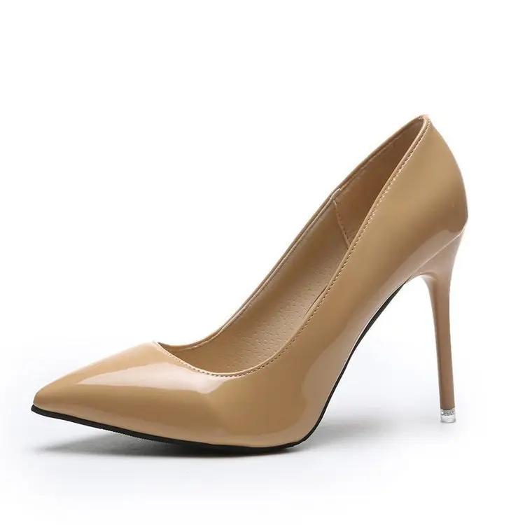 Pointed Stiletto Low-cut Heel Shoes Plus Size Women Cjdropshipping
