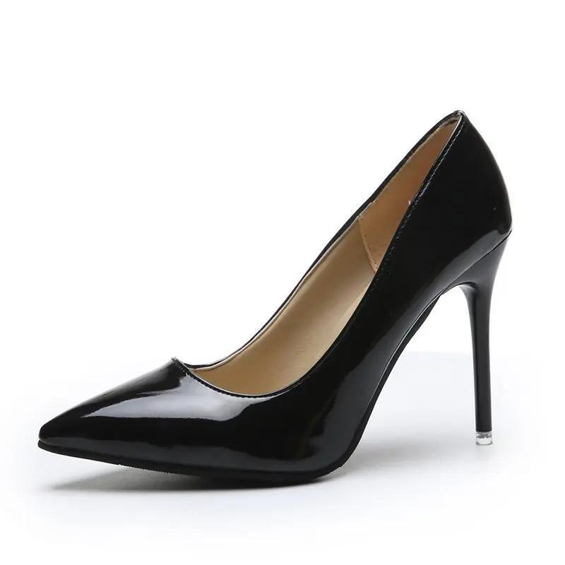 Pointed Stiletto Low-cut Heel Shoes Plus Size Women Cjdropshipping