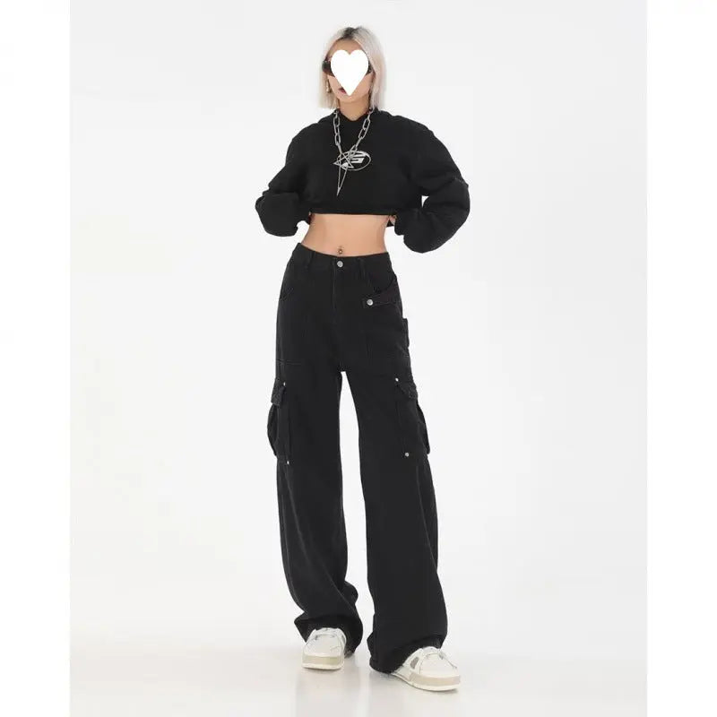 Straight Plus Size Wide Leg Leisure Pants JNi3 shop