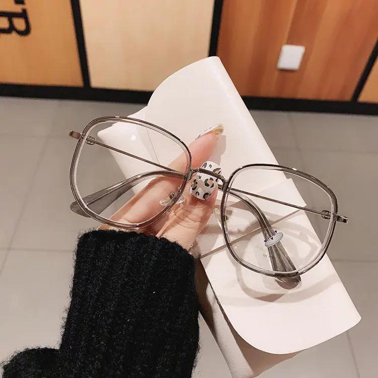 Myopia Glasses Frosted Trend Hot Style Fashion Undressed Photo Show Face Small Glasses Frame Cjdropshipping