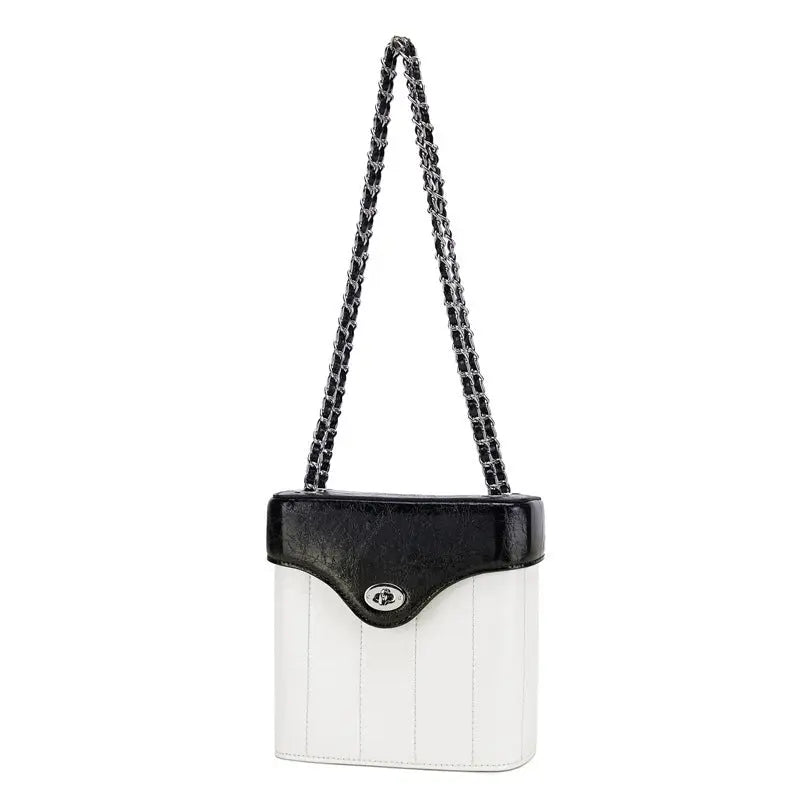 Chain Genuine Leather Bag Women's Crossbody Small Square Bag Cjdropshipping
