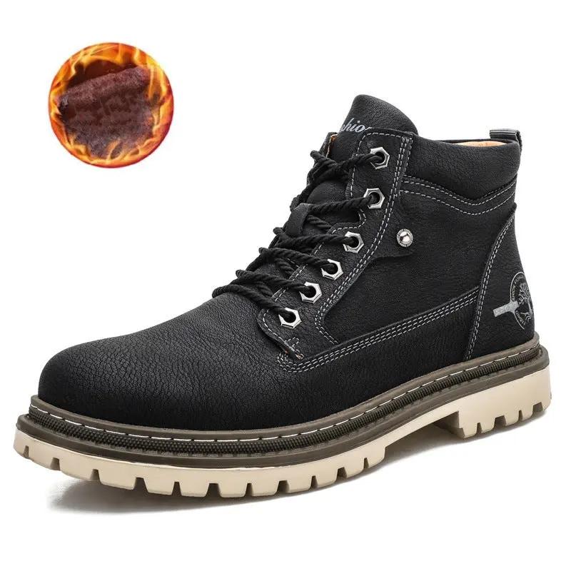 Large Size Martin Boots Men's Leather British Boots Cjdropshipping