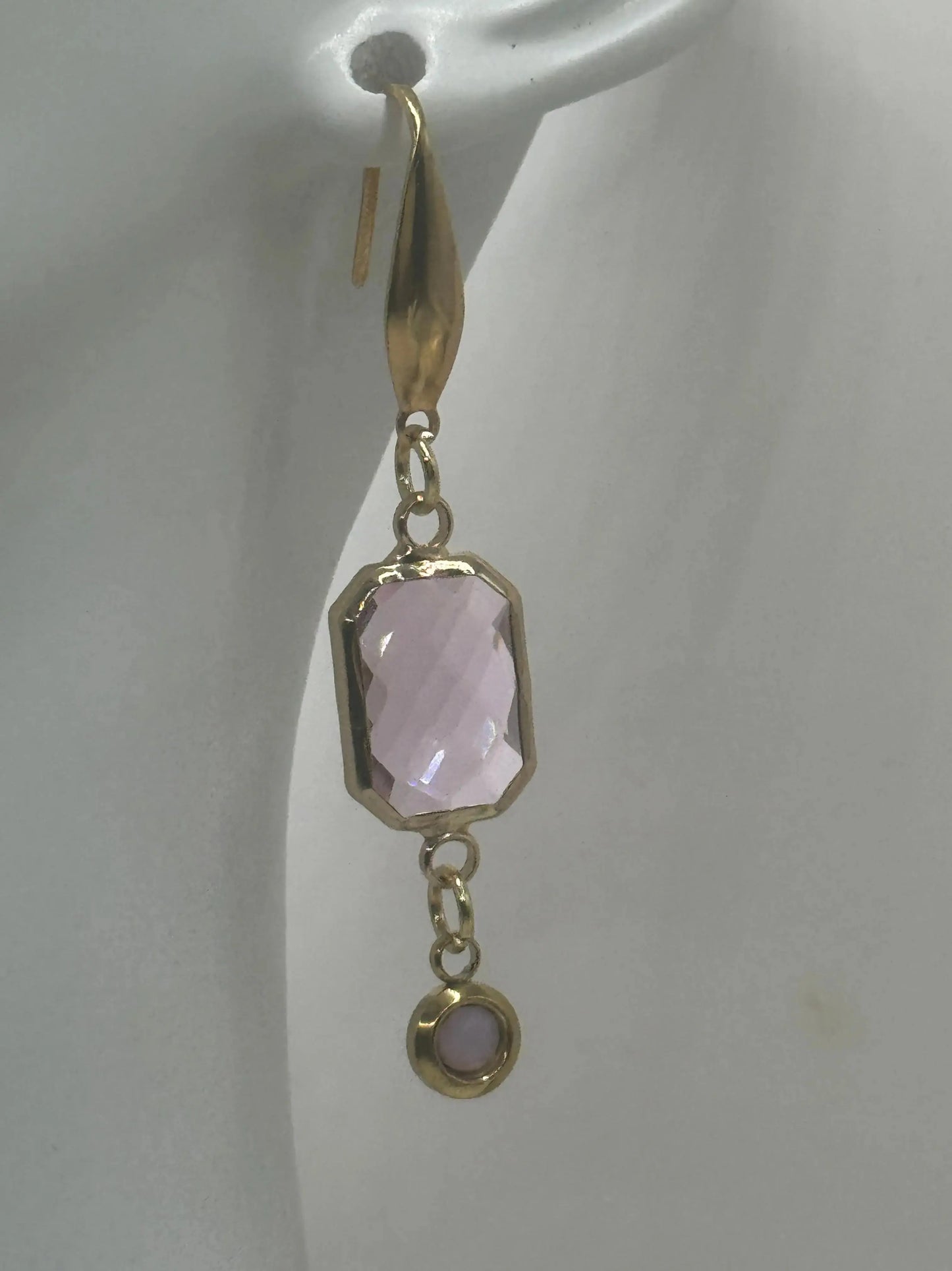 18k Gold PVD Birth Month double layered pendant Necklace, Bracelet and Earrings 3 pce set. JNi3 shop