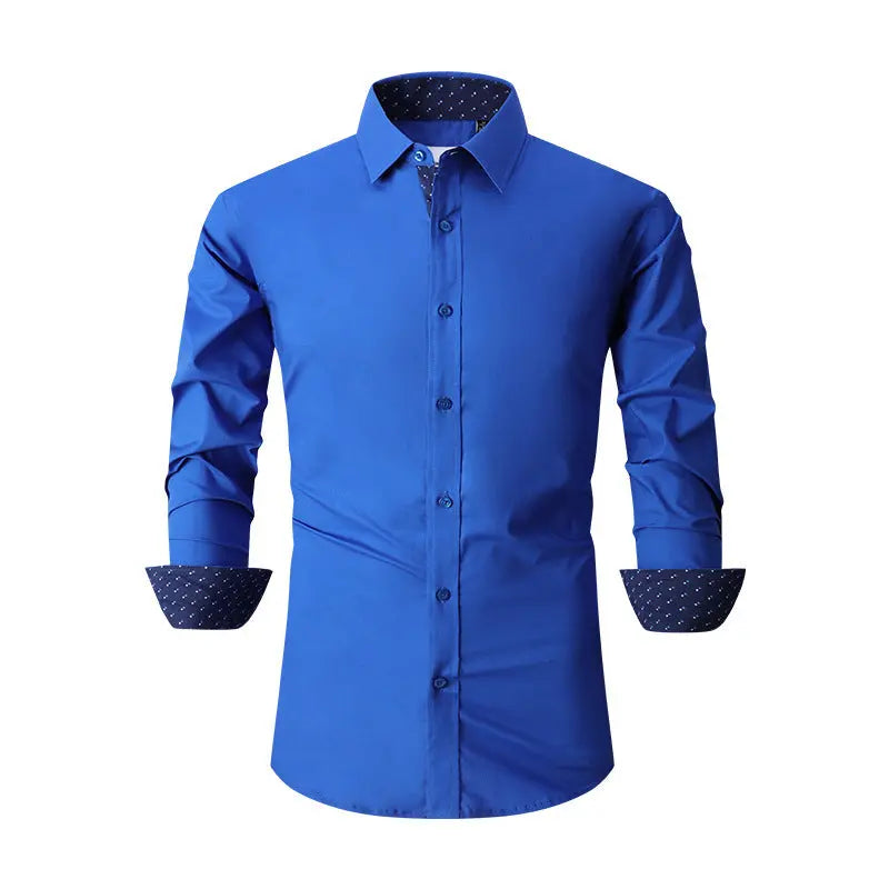 Men's Cotton Stretch Shirt Spring And Autumn Styles Cjdropshipping