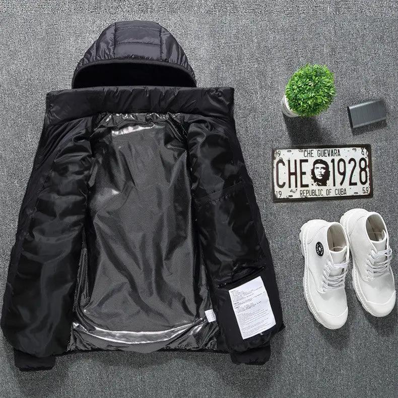 New Heated Jacket Coat USB Electric Jacket Cotton Coat Heater Thermal Clothing Heating Vest Men's Clothes Winter Cjdropshipping