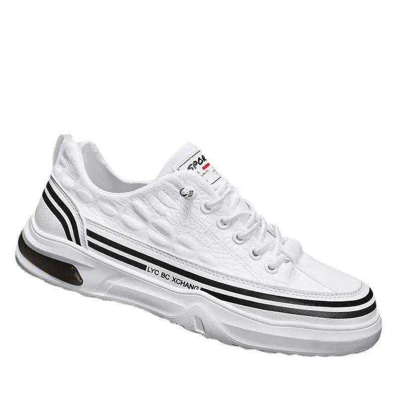 Youth Outdoor Sneakers Low-top Slip-on Casual Shoes Canvas White Shoes Dropshipman