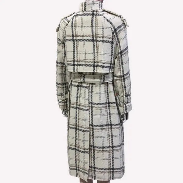 High Sense Autumn And Winter Woolen Coat Female Long Thickened JNi3 shop