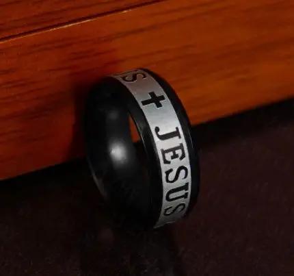 Jesus Cross Stainless Steel Ring Cjdropshipping