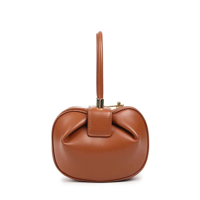 Leather handbags fashion dumplings handbag Cjdropshipping