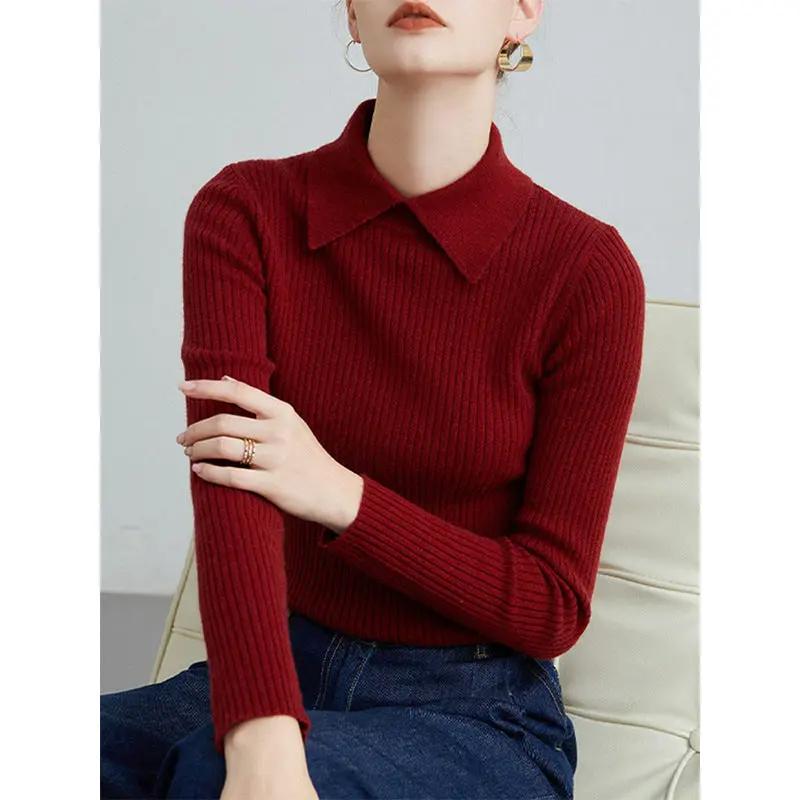 Pullover Cashmere Sweater Autumn Winter Retro Fashionable Cjdropshipping