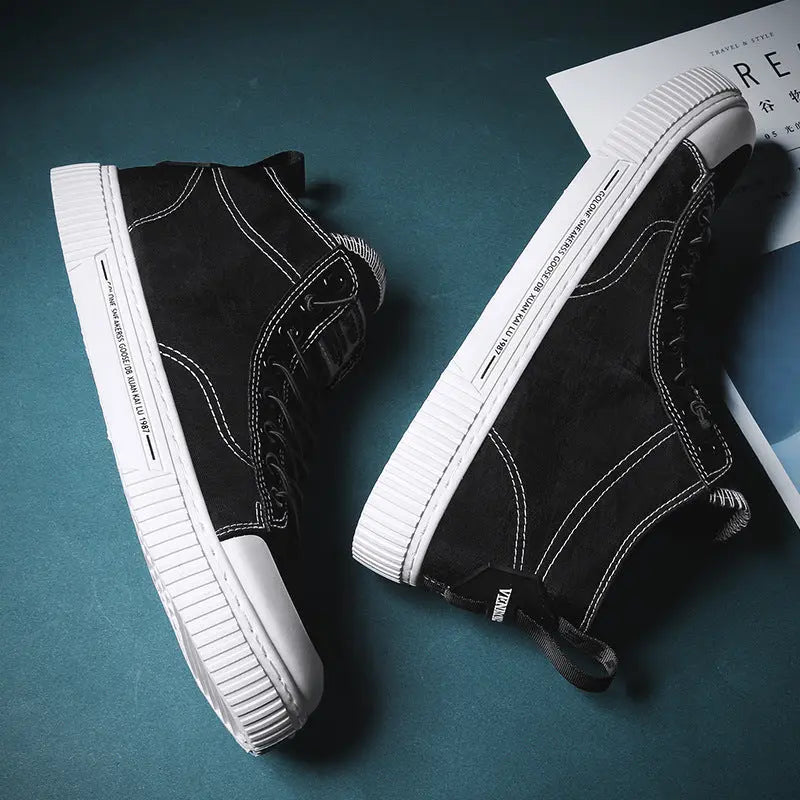 Canvas flat white shoes Gao Bang shoes JNi3 shop