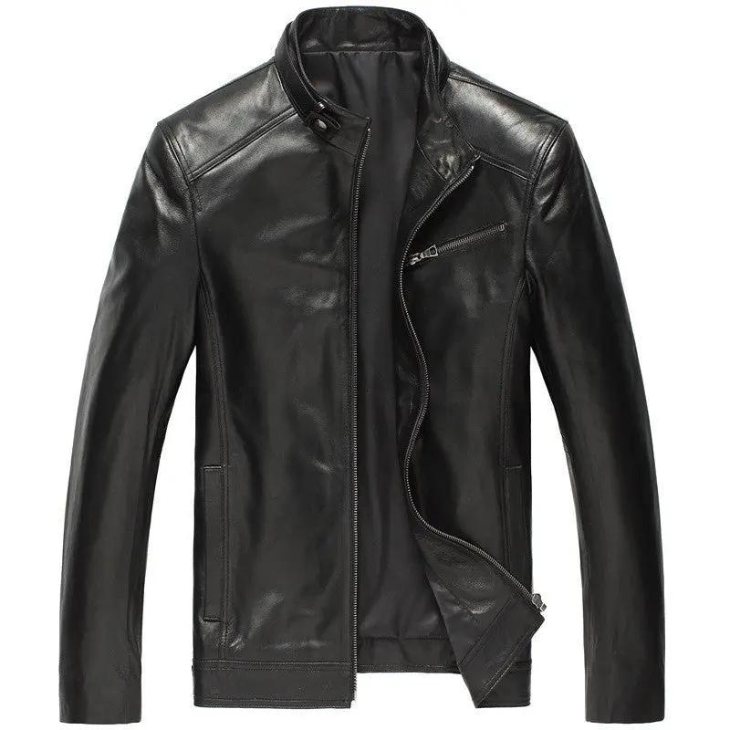Men's leather leather jacket Cjdropshipping
