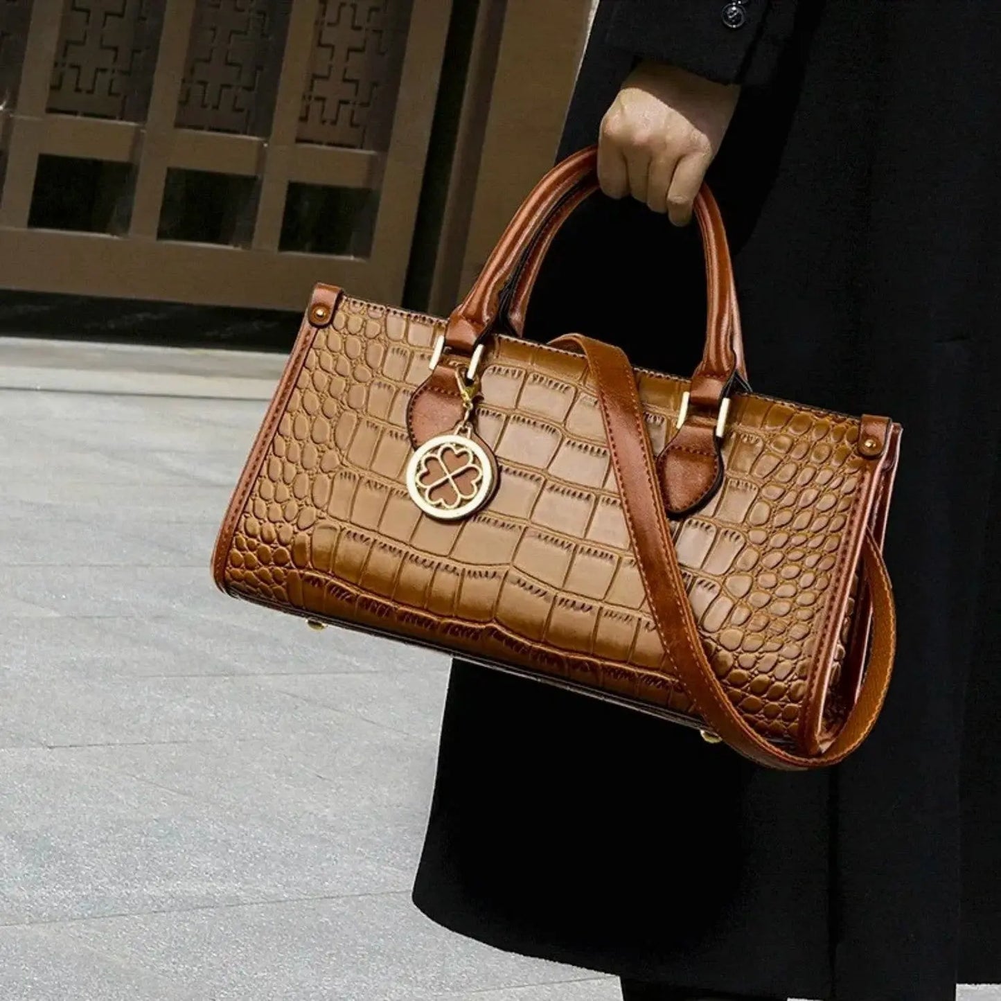 Large Capacity Boston Bag For Women's Handheld Cjdropshipping