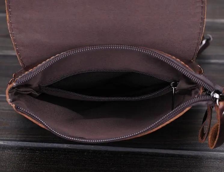 VINTAGE ALLIGATOR SKIN PATTERN GENUINE LEATHER MESSENGER BAG Cjdropshipping