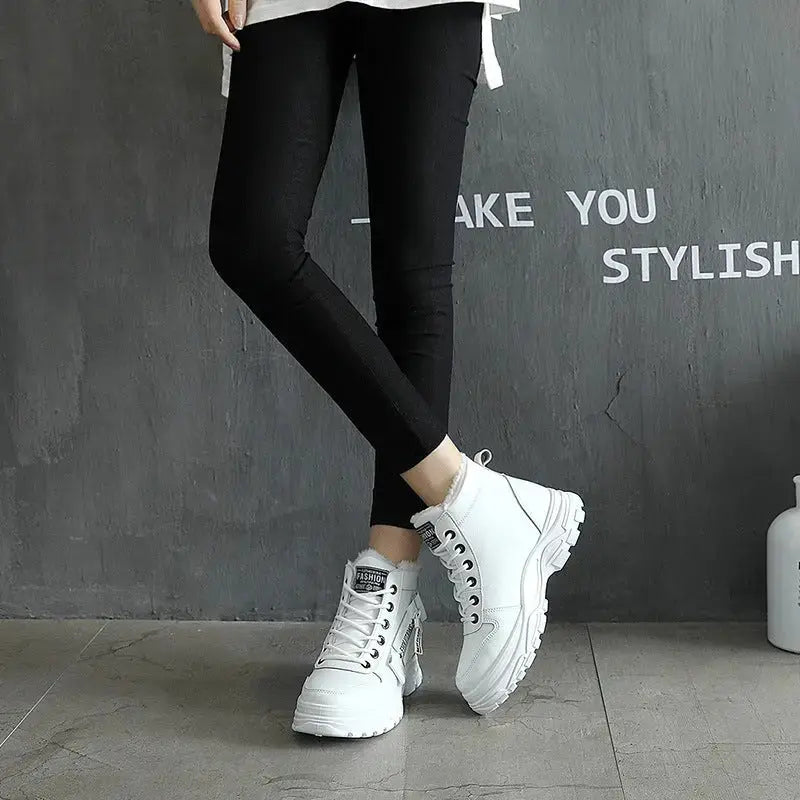 Fall Ready (white)long thick cardigan , boots and handbag set - JNi3 shop