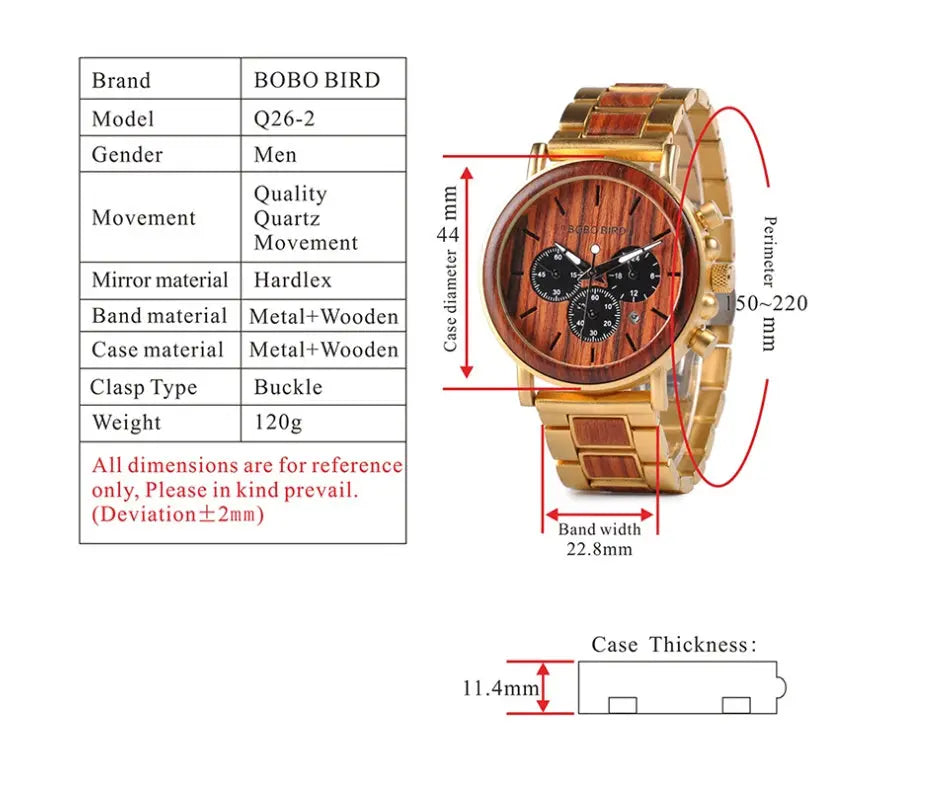 Luxury Wooden Watch Cjdropshipping