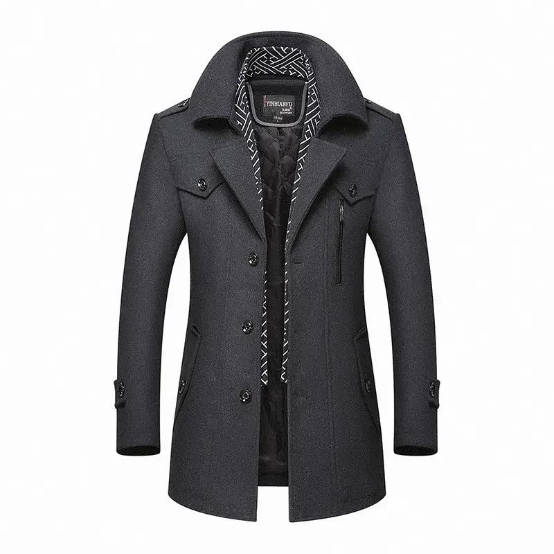 Padded cotton coat and wool coat null