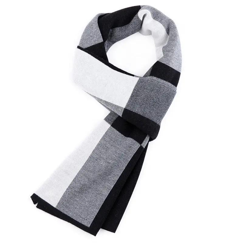 Plaid men scarf knitted scarf Cjdropshipping