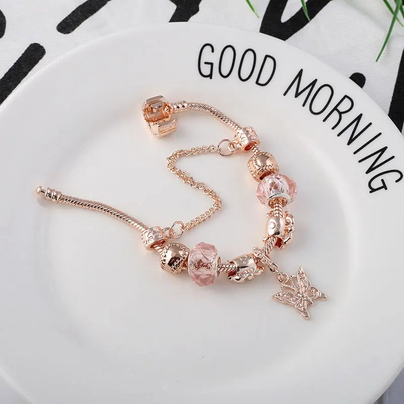 Fashion Love Geometric Rose Gold Bracelet Women's Jewelry Cjdropshipping