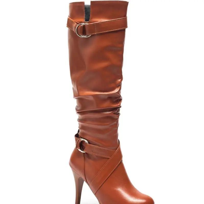 Fashionable And Simple High-Heeled Platform Stiletto Boots Cjdropshipping