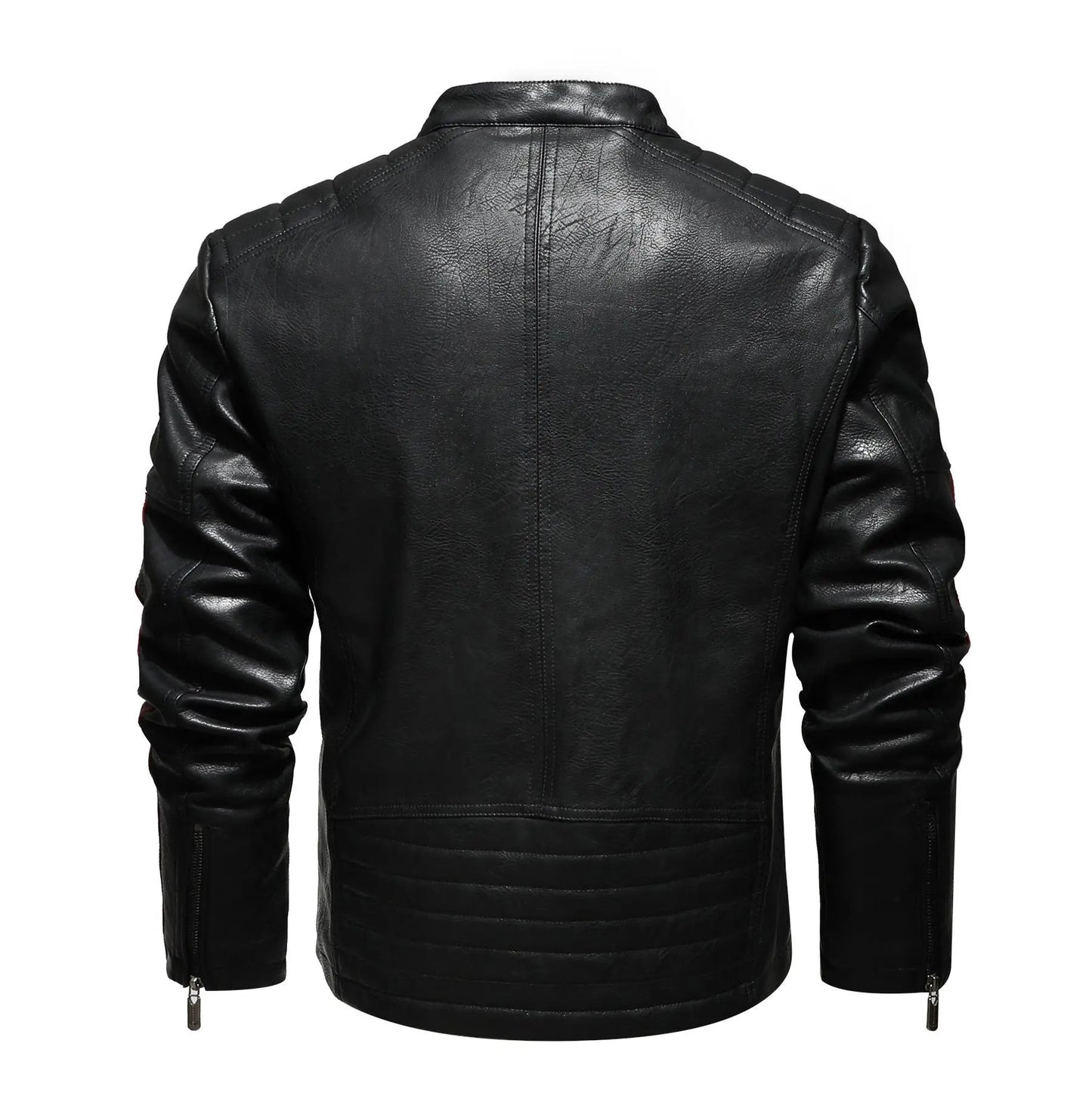 Men'S Leather Clothing Tide Motorcycle Leather Jacket Washed Plus Cotton Leather Jacket Cjdropshipping