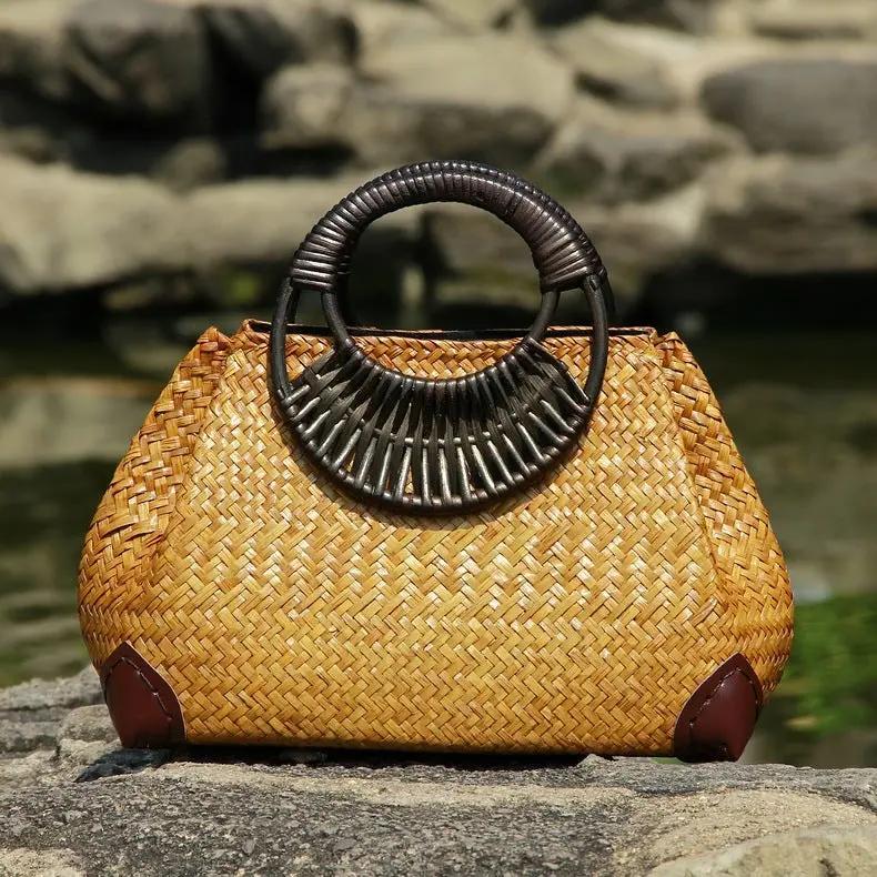 Straw Bag Women's Handbag Hand Bag Beach Bag Cjdropshipping