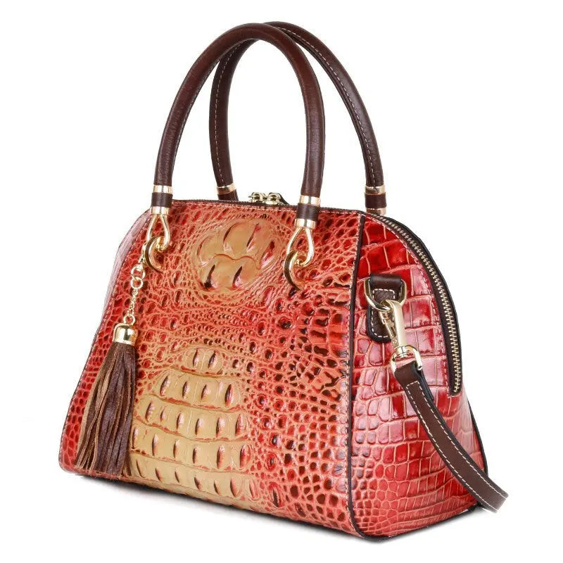 Fashion Top Layer Cowhide Single-Shoulder Messenger Bag Cjdropshipping