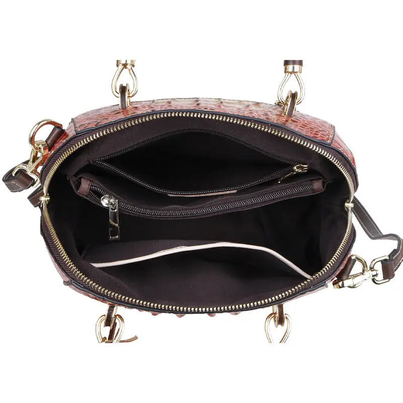 Fashion Top Layer Cowhide Single-Shoulder Messenger Bag Cjdropshipping